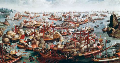 La Batalla de Lepanto; victoria naval decisiva contra la flota otomana y símbolo del poderío español en el siglo XVI